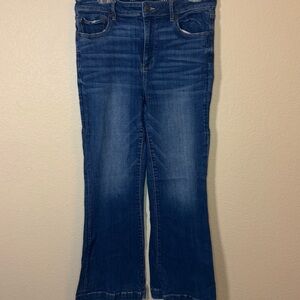 American Eagle Women's Stretch Flare Jeans Blue SIZE10 5-PocketTAGB56